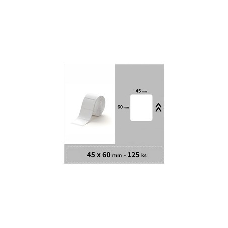 Niimbot štítky R 45x60mm 125ks Bílé pro B21, B21S, B3, B1S