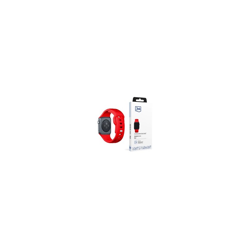 3mk řemínek Watch Strap pro Apple 38/40/41 mm Red