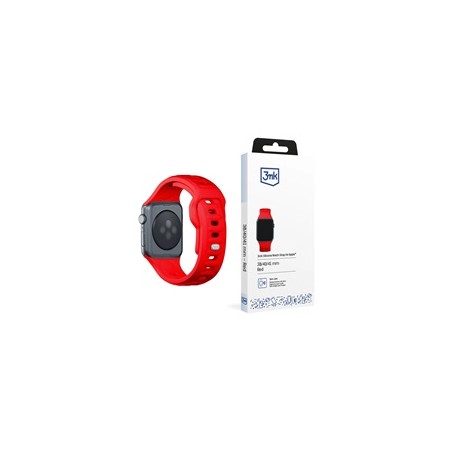 3mk řemínek Watch Strap pro Apple 38/40/41 mm Red