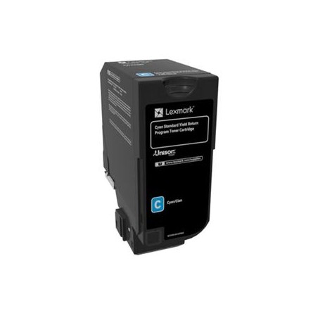 LEXMARK toner CS720, CS725, CX725 Cyan Standard Yield Return Programme Toner Cartridge