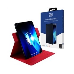 3mk ochranné pouzdro Universal Tablet Case pro tablety 9-11", Red