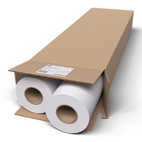 HP Universal Bond Paper MULTIPACK, 106 microns (4.2 mil) • 80 g/m2 (21 lbs) • 1067 mm x 45.7 m , 2x Q1398A - 2 role