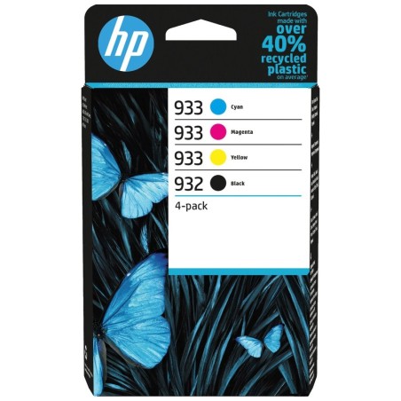 HP 932 Black / 933 CMY Original Ink Cartridge 4-Pack (400 / 330 / 330 / 330 pages)