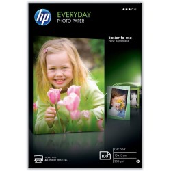 HP Everyday Glossy Photo Paper-100 sht/10 x 15 cm, 200 g/m2, CR757A