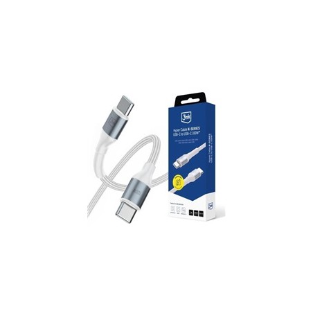 3mk kabel Hyper Cable N-SERIES C to C 1m 20V/5A 100W White / Black
