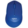 Logitech Wireless Mouse M330 Silent Plus, blue