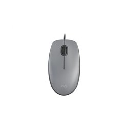 Logitech myš Corded M110 tichá, šedá, EMEA