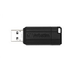 VERBATIM Flash Disk 64GB USB 2.0 Store 'n' Go PinStripe, černá