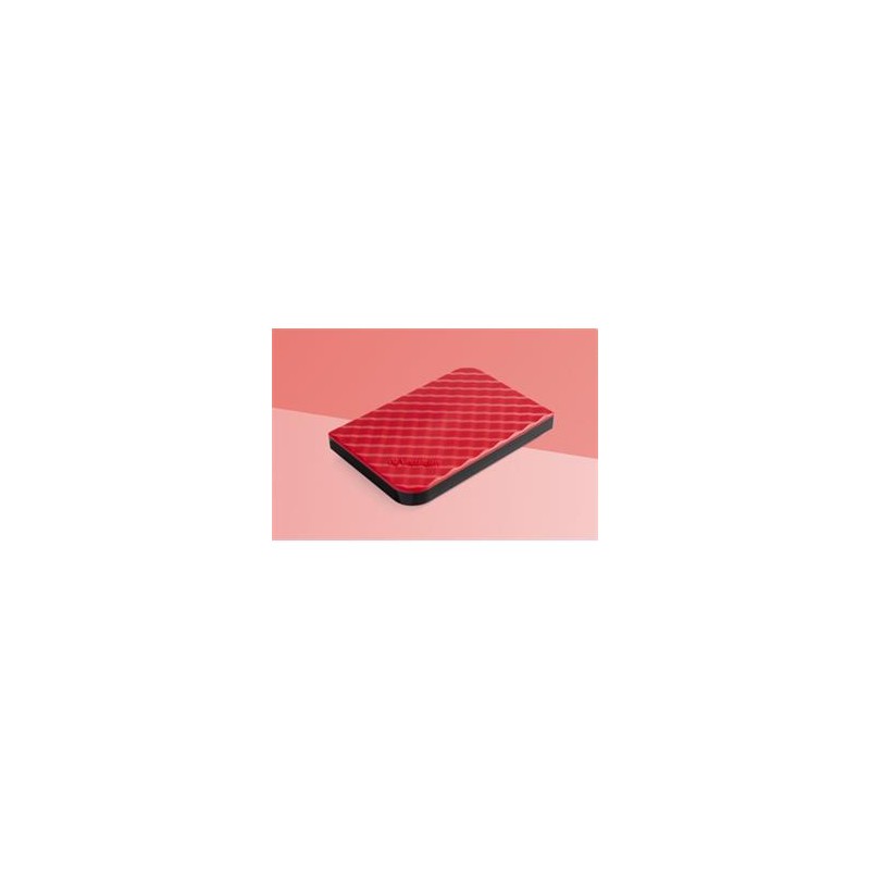 VERBATIM Externí HDD 1TB Store 'n' Go Portable Hard Drive USB 3.0, Red GEN II