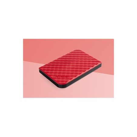 VERBATIM Externí HDD 1TB Store 'n' Go Portable Hard Drive USB 3.0, Red GEN II