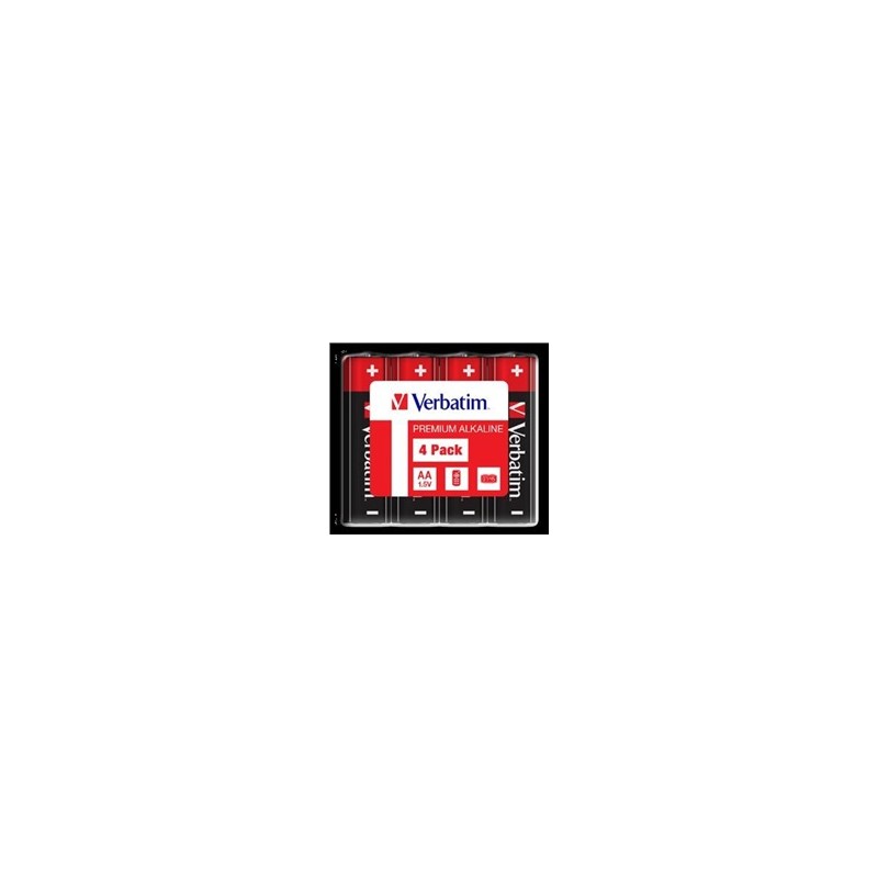 VERBATIM Alkalické baterie AA, 4 Pack - Shrink