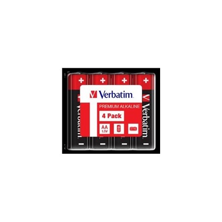 VERBATIM Alkalické baterie AA, 4 Pack - Shrink
