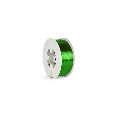 VERBATIM 3D Printer Filament PET-G 1.75mm, 327m, 1kg green transparent