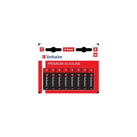 VERBATIM Alkalické baterie AA, 8 PACK , LR6