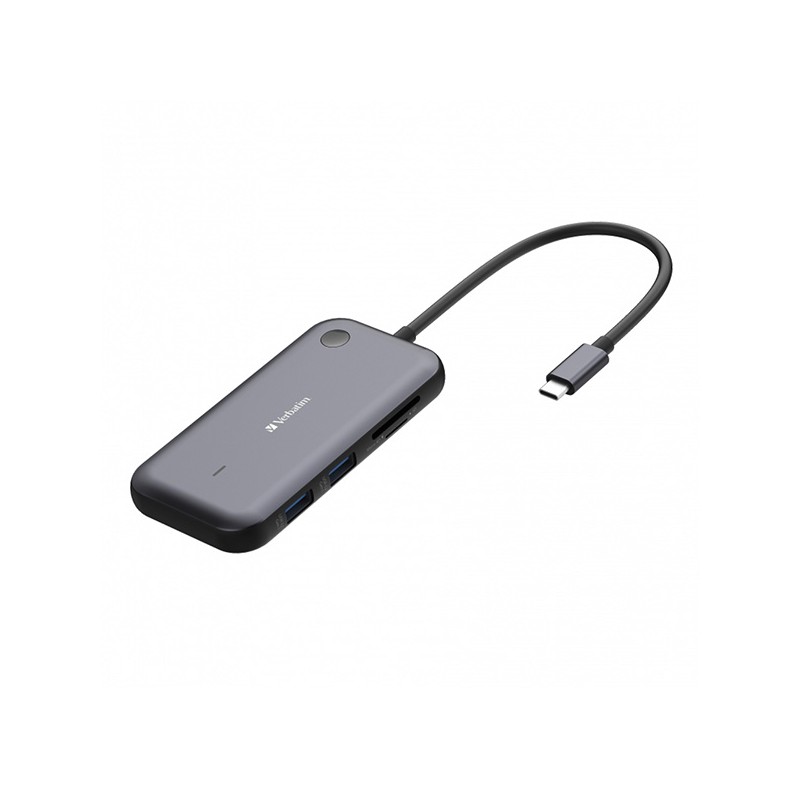 VERBATIM Display Adapter WDA-01 Share My Screen 1080P, USB-C hub