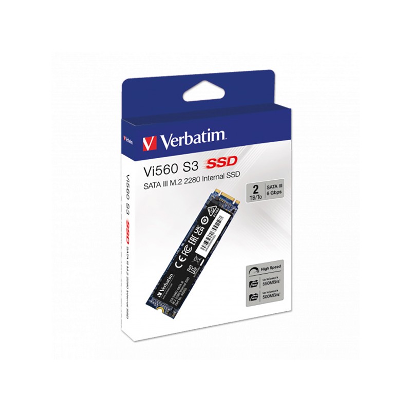 VERBATIM SSD Vi560 S3 M.2 2TB SATA III, W 550/ R 500MB/s