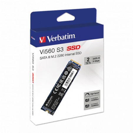 VERBATIM SSD Vi560 S3 M.2 2TB SATA III, W 550/ R 500MB/s
