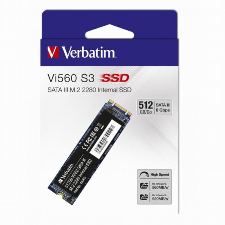 VERBATIM SSD Vi560 S3 M.2 512GB SATA III, W 520/ R 480MB/s