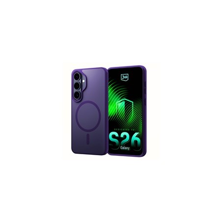 3mk ochranný kryt Smoke MagCase Purple pro Samsung Galaxy S26+
