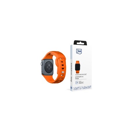 3mk řemínek Watch Strap pro Apple 42/44/45/49 mm Orange