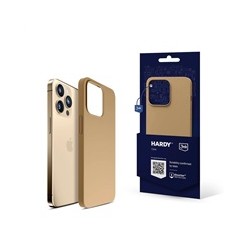 3mk ochranný kryt HARDY Silicone MagCase pro Apple iPhone 14 Pro Max, Gold