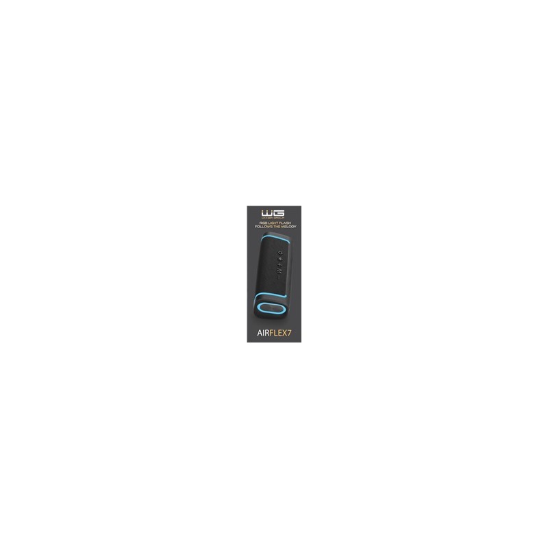WG - Bluetooth Speaker WG AirFlex7, 10W, TWS, LED, černá