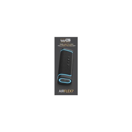 WG - Bluetooth Speaker WG AirFlex7, 10W, TWS, LED, černá