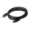Club3D Kabel certifikovaný DisplayPort 1.2, 4K60Hz UHD (M/M), 3m, 30 AWG