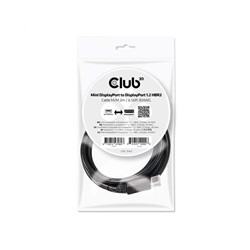 Club3D Kabel Mini DisplayPort na DisplayPort 1.2 4K60Hz UHD obousměrný, (M/M), 2m