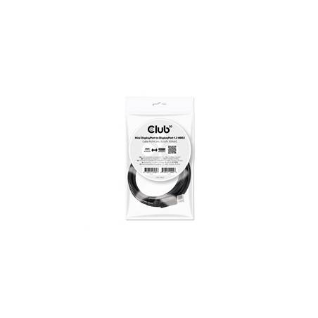 Club3D Kabel Mini DisplayPort na DisplayPort 1.2 4K60Hz UHD obousměrný, (M/M), 2m