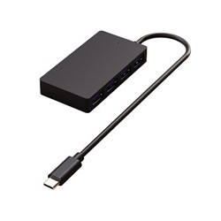 WG - HUB Type-C na 4x USB-A, USB 3.0, 5Gbps, černá