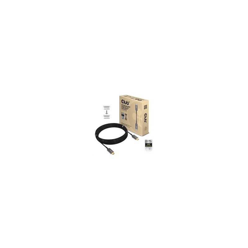 Club3D Kabel Ultra Rychlý HDMI™ Certifikovaný AOC Kabel 8K60Hz, 4K120Hz, 10m