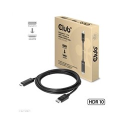 Club3D kabel DP 1.4 na HDMI, 4K120Hz nebo 8K60Hz HDR10, M/M, 3m