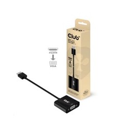 Club3D Adaptér HDMI 1.4 na VGA (M/F), Active with audio