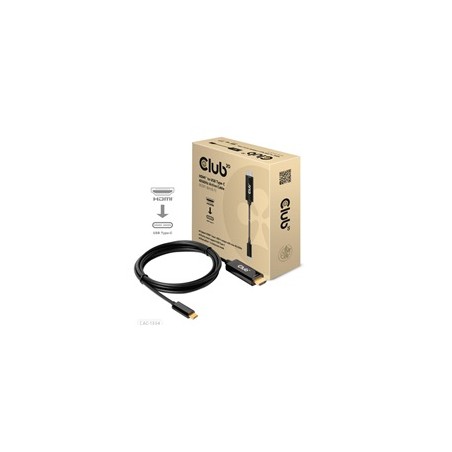 Club3D aktivní kabel HDMI na USB-C, 4K60Hz, 1.8m, M/M