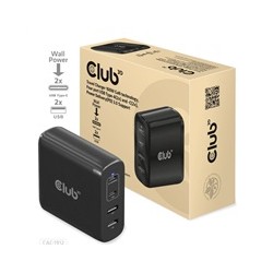 Club3D cestovní nabíječka 100W GAN technologie, 2xUSB-A a 2xUSB-C, PD 3.0 Support