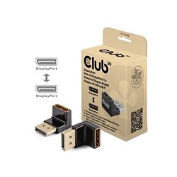Club3D Adaptér DisplayPort na DisplayPort 1.4, 4K120Hz, 8K30Hz, 90°