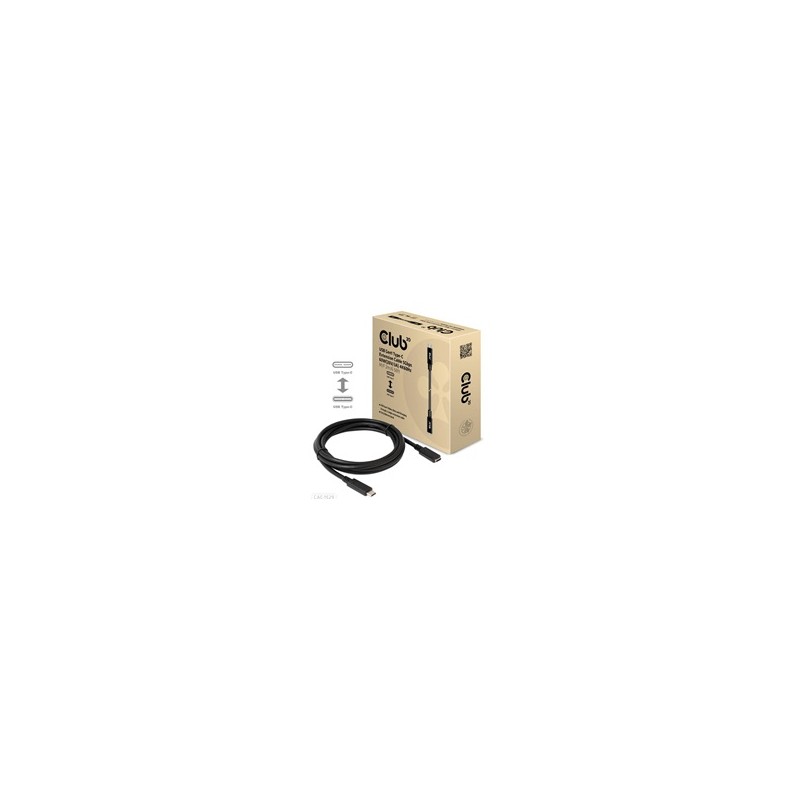 Club3D Prodlužovací kabel USB-C, 5Gbps 60W(20V/3A), 4K 60Hz (M/F), 2m