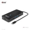 Club3D hub USB-C, 7-in-1 hub s 2x HDMI, 2x USB Gen1 Type-A, 1x RJ45, 1x 3.5mm audio, 1x USB Gen1 Type-C, 100W PD