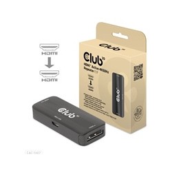 Club3D Adaptér aktivní HDMI 4K60Hz (F/F), černá
