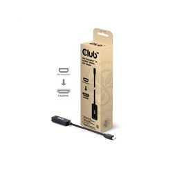 Club3D Adaptér miniDP 1.4 na HDMI, 4K120Hz nebo 8K60Hz HDR10+, M/F, 9cm
