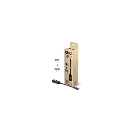 Club3D Adaptér miniDP 1.4 na HDMI, 4K120Hz nebo 8K60Hz HDR10+, M/F, 9cm