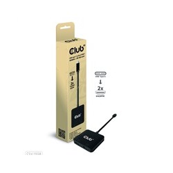 Club3D Video hub MST USB-C na 2xHDMI + USB-C PD 3.0, 4K60Hz