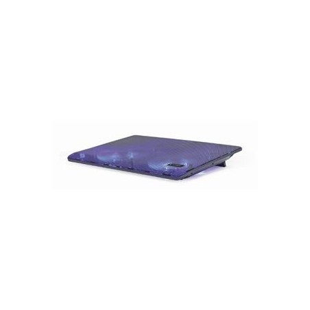 GEMBIRD Podstavec pod notebook NBS-2F15-05, pro notebooky do 15,6", LED, černý