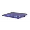 GEMBIRD Podstavec pod notebook NBS-2F15-05, pro notebooky do 15,6", LED, černý