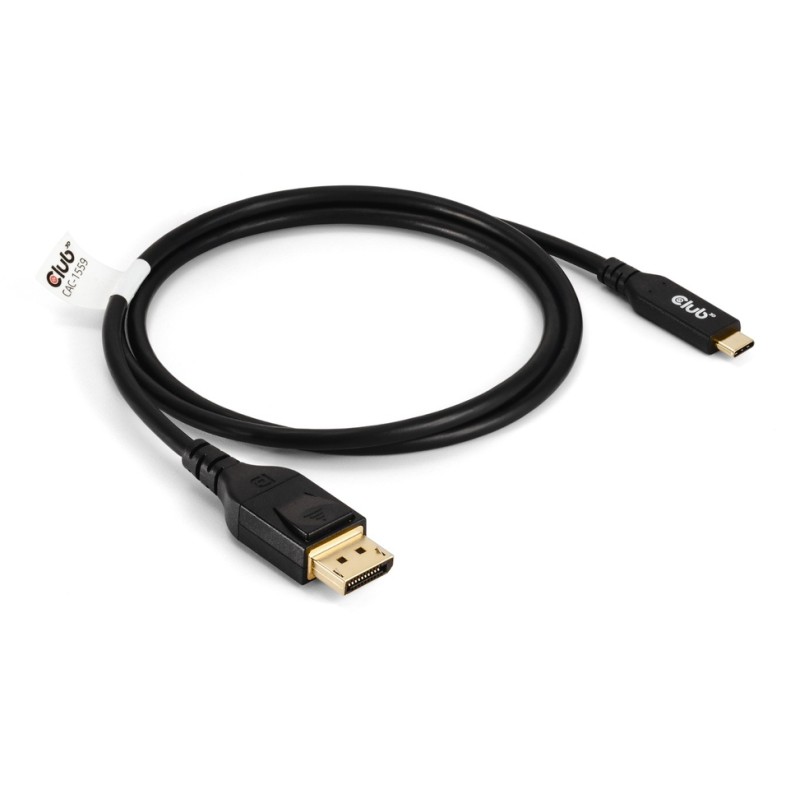 Club3D Kabel USB-C na DisplayPort 2.1, 10K60Hz, DSC1.2, UHBR10, 1m