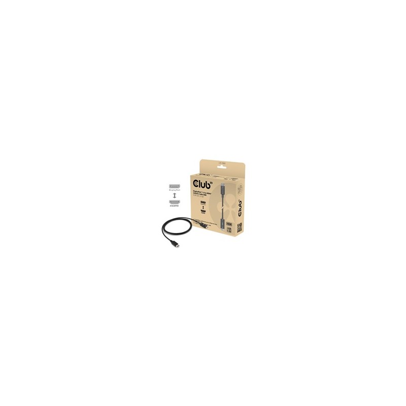 Club3D Adaptér aktivní DisplayPort 1.4 na HDMI HDR (M/M), 2m
