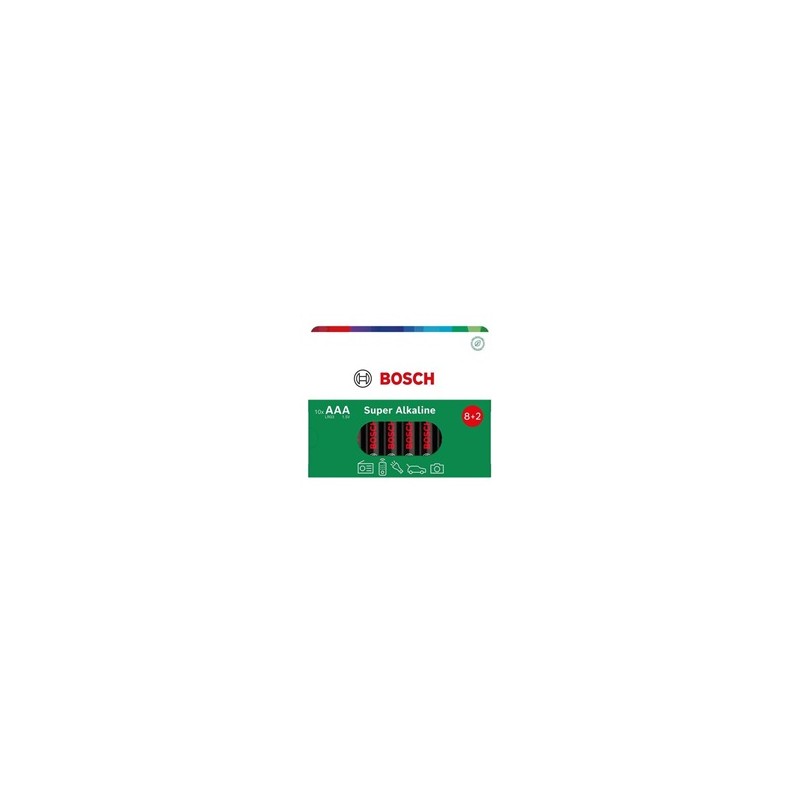 Bosch LR03SA10B/00 Super Alkaline (Blistr 10 ks)