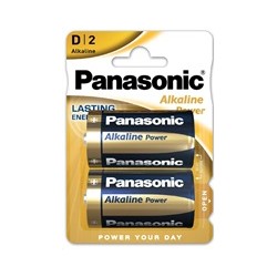 PANASONIC Alkalické baterie Alkaline Power LR20APB/2BP D 1,5V (Blistr 2ks)