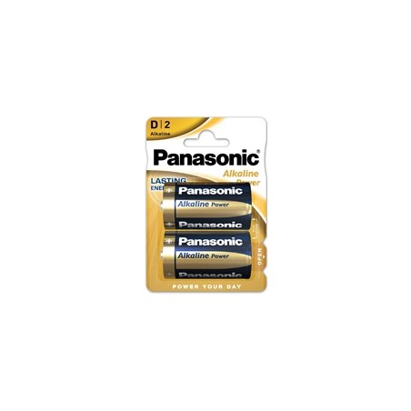 PANASONIC Alkalické baterie Alkaline Power LR20APB/2BP D 1,5V (Blistr 2ks)